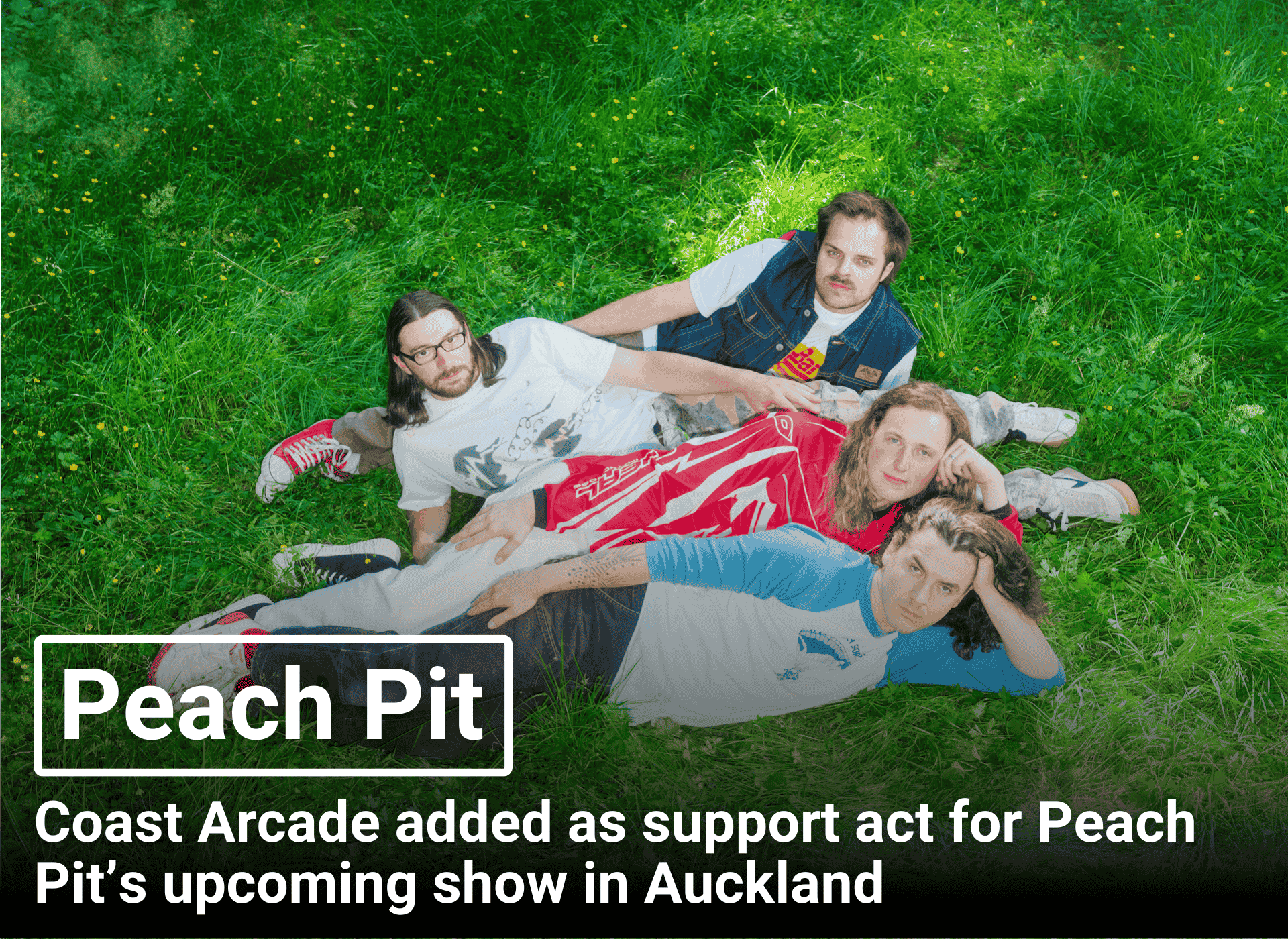 Peach Pit | Coast Arcade added as support act for Peach Pit's upcoming show in Auckland. 